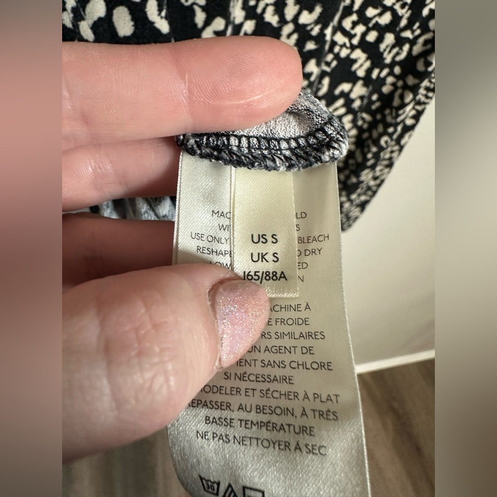 Free People Marsaille Dress Black Combo With Cutout - Picture 9 of 10